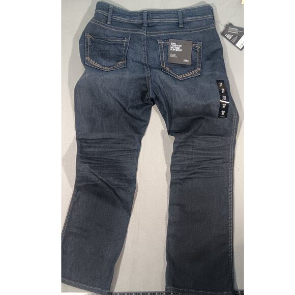 Silver Jeans Suki Curvy Mid Rise Slim Boot Dark Wash Women’s Jeans 18W/31 NWT - Picture 6 of 7